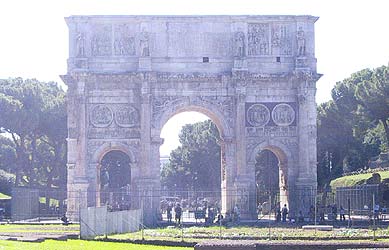 Costantino's  Triumphal Arch, Rome Italy
