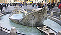 Fontana della Barcaccia a Roma
