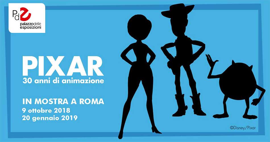 Mostra Pixar. 30 anni di animazione Roma 
