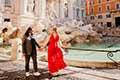 Expérience de séance photo professionnelle à la fontaine de Trevi Rome