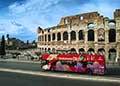 Hop-on-Hop-off-Bustour rund um die Uhr und Tickets ohne Anstehen für das Kolosseum Forum Romanum Rom